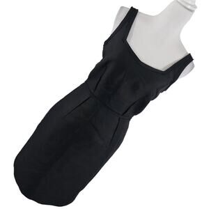 NWT@$229! TALBOTS! SILK & WOOL BLEND CLASSICALLY INSPIRED BLACK EVE DRESS! SZ 6